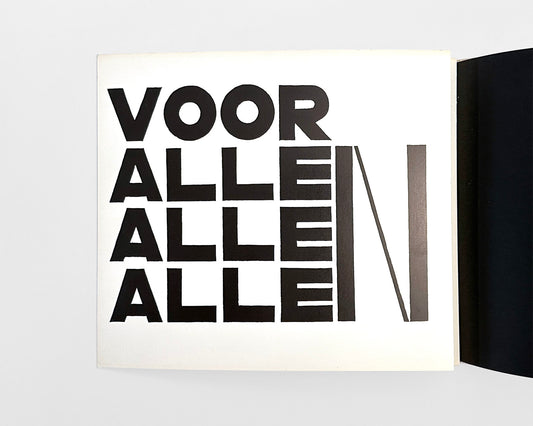 Van twee kwadraten / About two squares by El Lissitzky, 1922 [Dutch Facsimile]