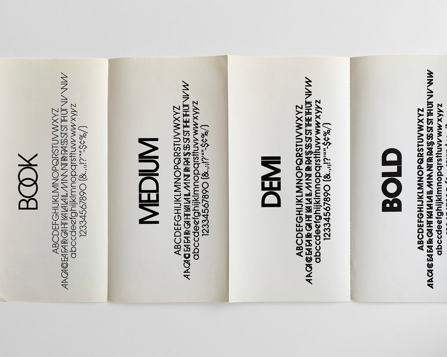 Group of (3) Lubalin, Burns & Co. Type Specimens, 1971-74 [Aaron Burns, Herb Lubalin, Edward Benguiat]