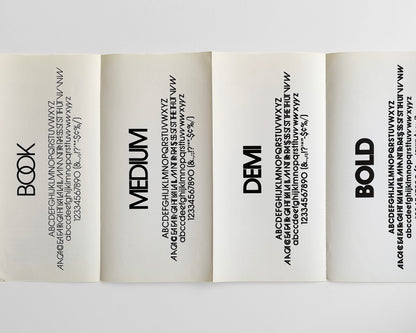 Group of (3) Lubalin, Burns & Co. Type Specimens, 1971-74 [Aaron Burns, Herb Lubalin, Edward Benguiat]