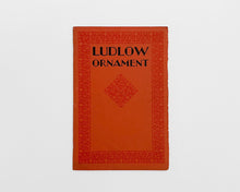 Load image into Gallery viewer, (2) Ludlow Ornament Specimens, Ludlow Typograph Company, Chicago, c. 1929/1935
