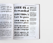 Load image into Gallery viewer, Ludlow Typefaces, Specimen Book (No. D, Copy 2049), Chicago, c. 1940-53
