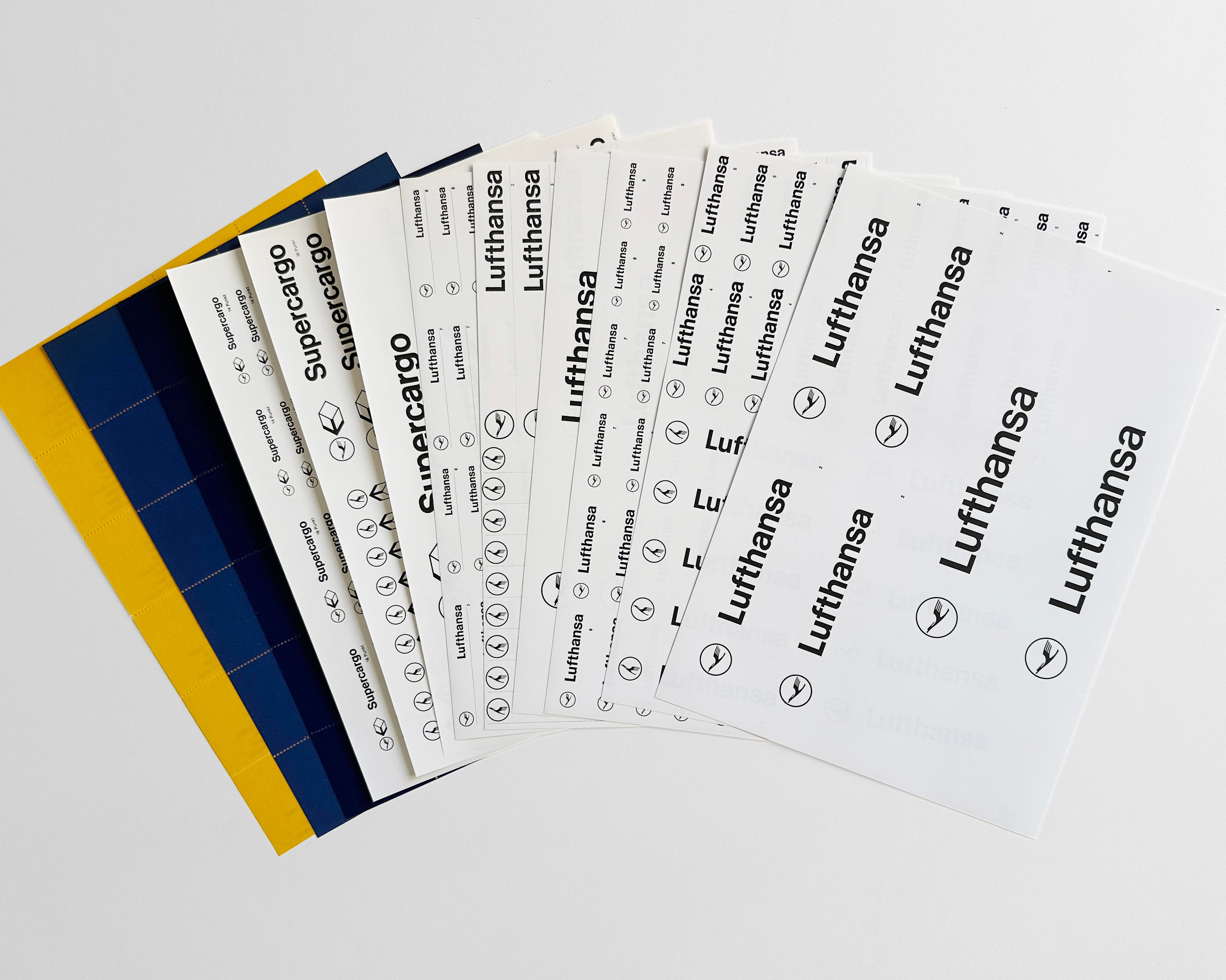 Lufthansa Collection: Corporate Identification [Otl Aicher, c