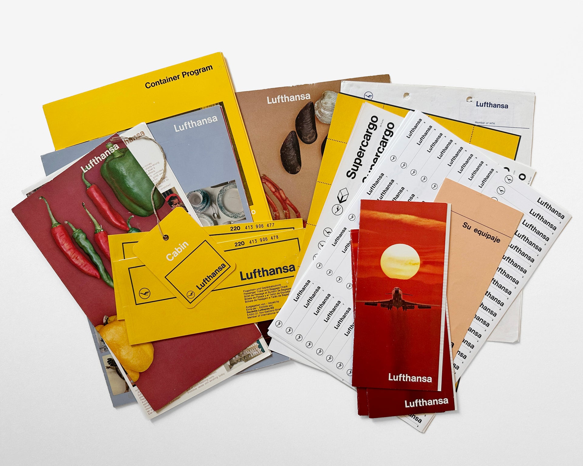 Lufthansa Collection: Corporate Identification [Otl Aicher, c. 1970s]   Display, Graphic Design Collection