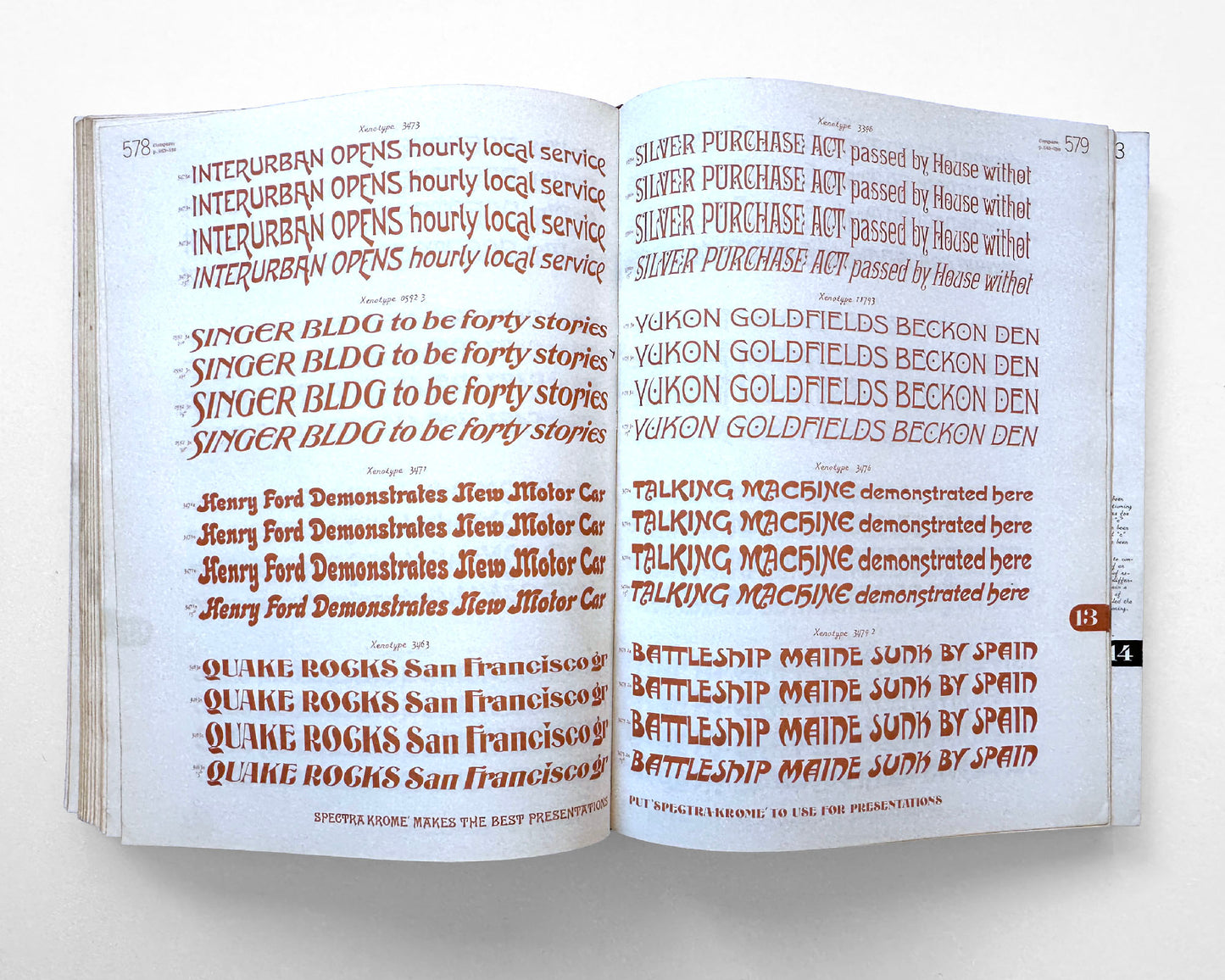 Alphabet Thesaurus, Volume 2 Photo-Lettering, Inc., 1965 by Edward Rondthaler [Design by Edward Benguiat]