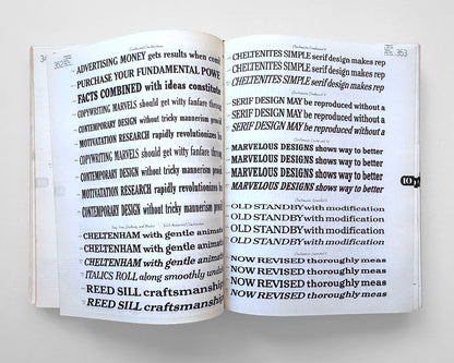 Alphabet Thesaurus, Volume 2 Photo-Lettering, Inc., 1965 by Edward Rondthaler [Design by Edward Benguiat]