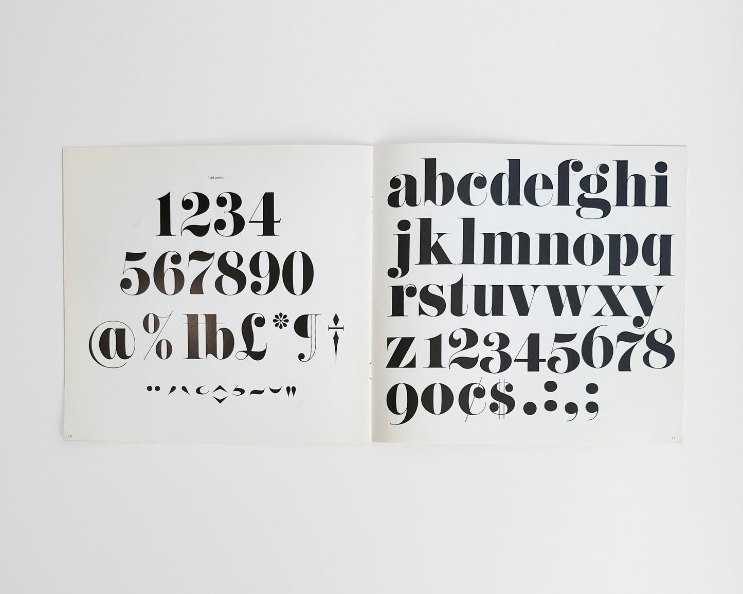 Pistilli Roman Type Booklet/Specimen, 1965 [Aaron Burns and John Pistilli]