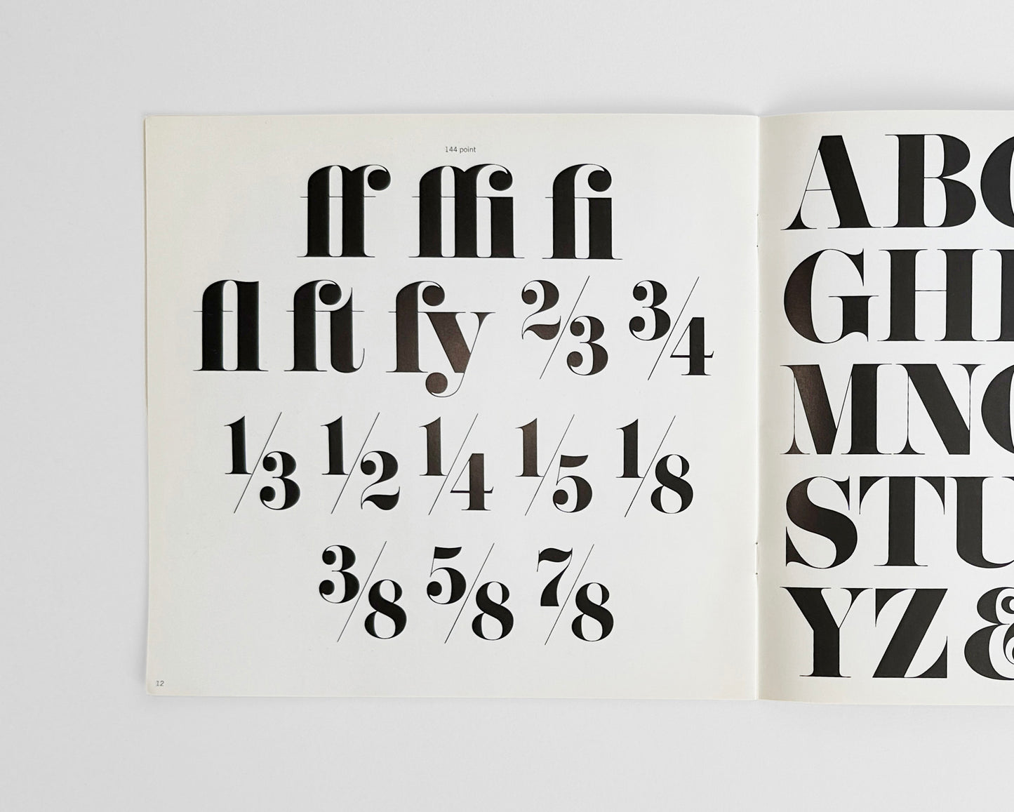 Pistilli Roman Type Booklet/Specimen, 1965 [Aaron Burns and John Pistilli]