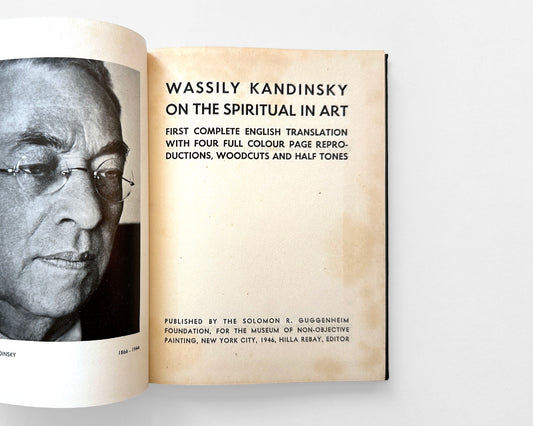 On the Spiritual in Art by Wassily Kandinsky, 1946 [Hilla Rebay, Guggenheim]