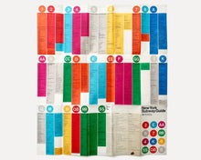 Load image into Gallery viewer, 1972 (2) New York Subway Guide, NYC Transit Authority [Design: Massimo Vignelli]
