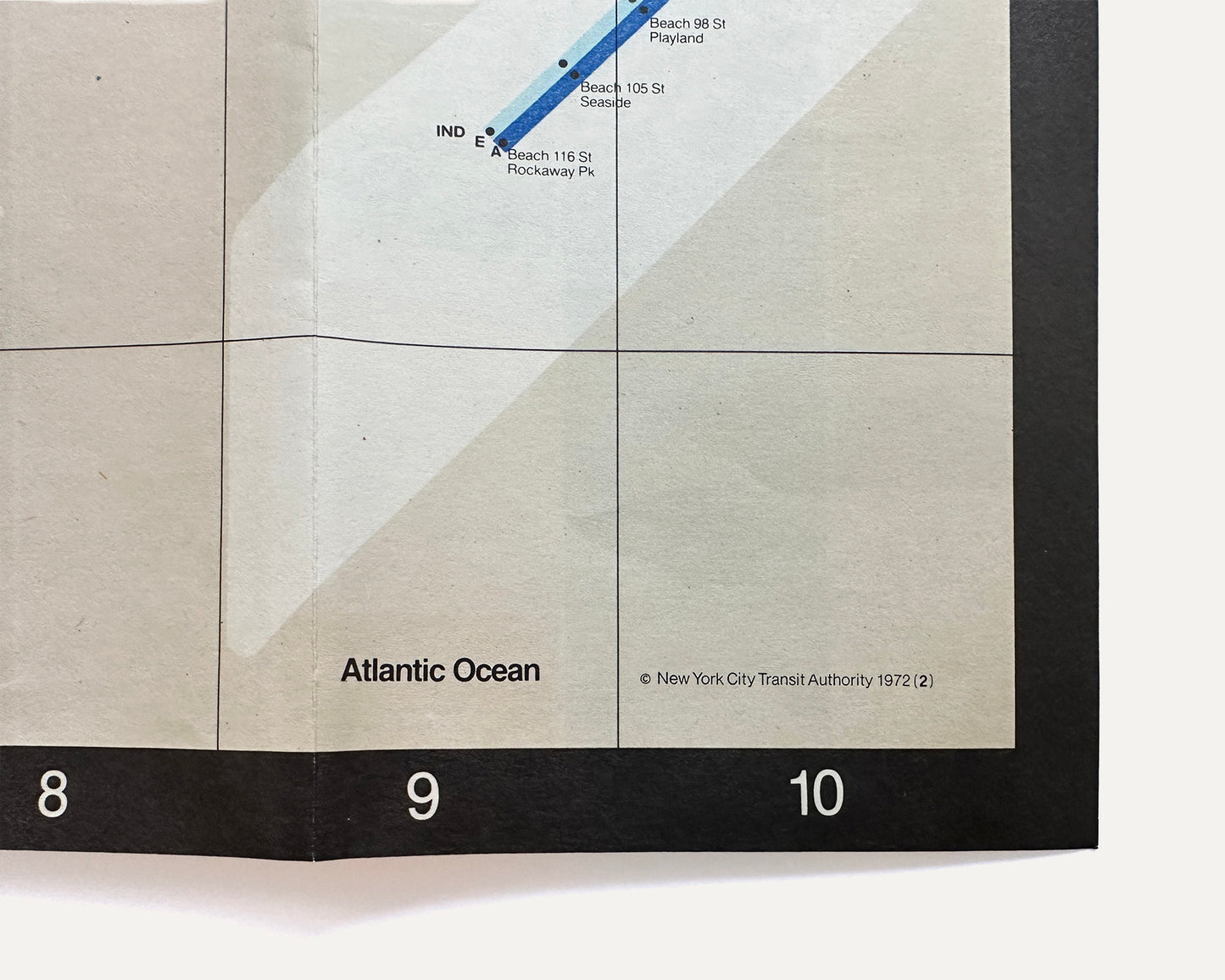 1972 (2) New York Subway Guide, NYC Transit Authority [Design: Massimo Vignelli]