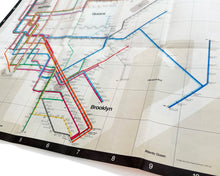 Load image into Gallery viewer, 1972 (2) New York Subway Guide, NYC Transit Authority [Design: Massimo Vignelli]
