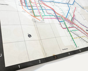 1972 (2) New York Subway Guide, NYC Transit Authority [Design: Massimo Vignelli]