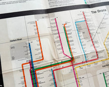 Load image into Gallery viewer, 1972 (2) New York Subway Guide, NYC Transit Authority [Design: Massimo Vignelli]
