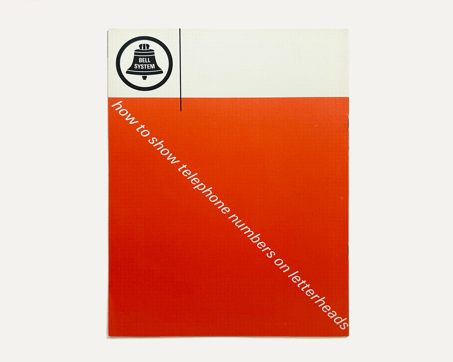 How to Show Telephone Numbers on Letterheads, Bell System, c. 1964 [Ladislav Sutnar]