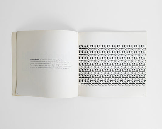 (2) Typositor Typography / A New Typography Booklets, 1965/1969 [Aaron Burns]