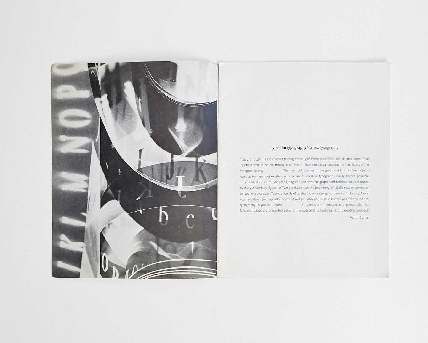 (2) Typositor Typography / A New Typography Booklets, 1965/1969 [Aaron Burns]