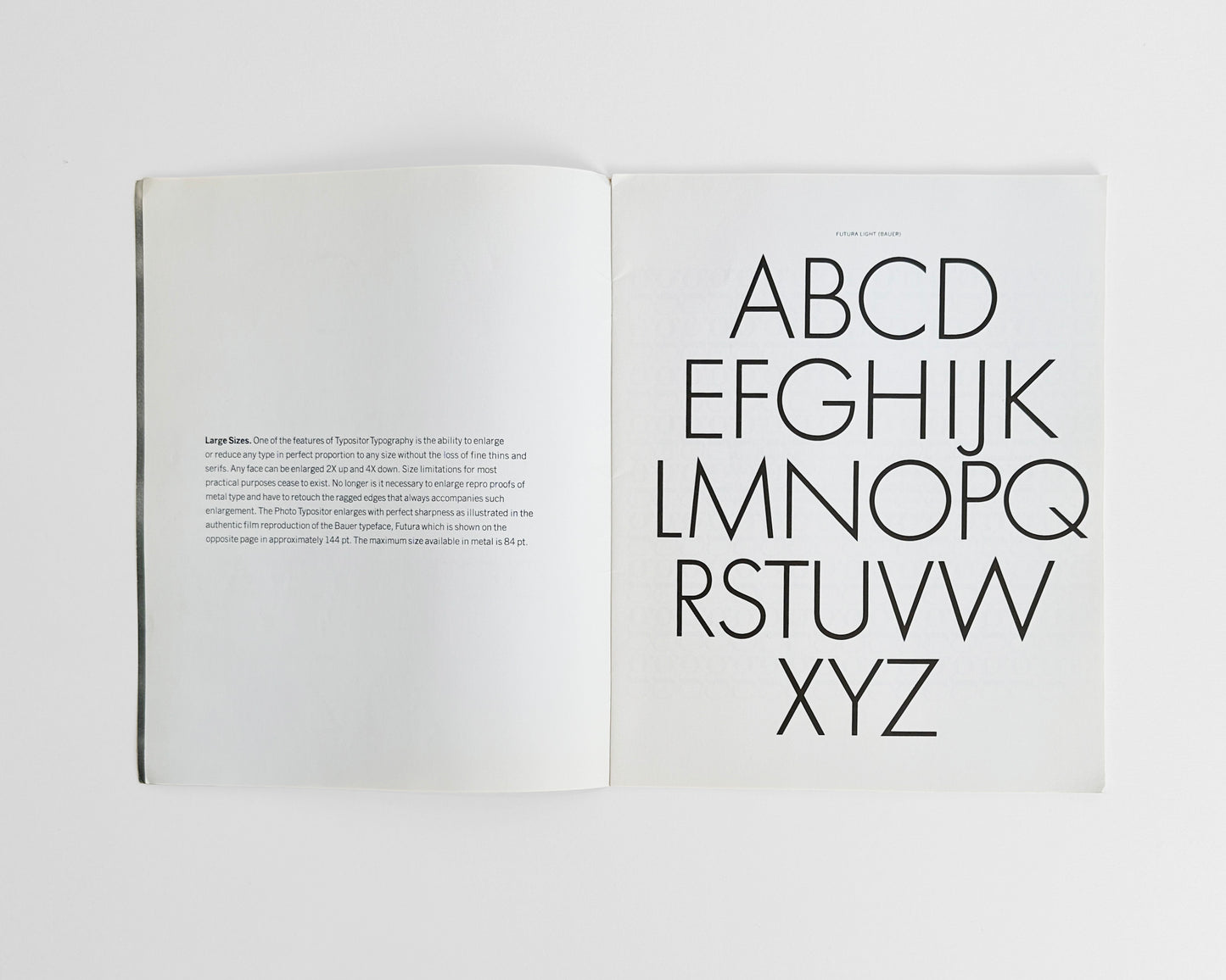 (2) Typositor Typography / A New Typography Booklets, 1965/1969 [Aaron Burns]