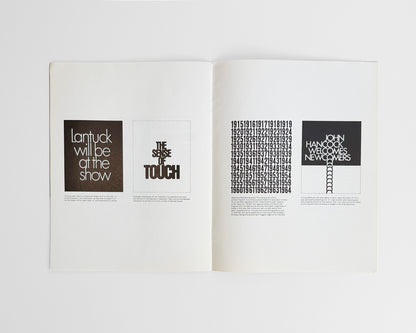 (2) Typositor Typography / A New Typography Booklets, 1965/1969 [Aaron Burns]
