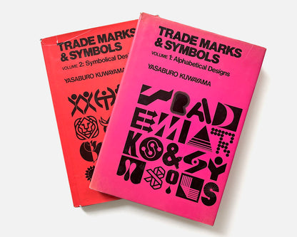 Trademarks & Symbols, Alphabetical and Symbolical Designs, 1973 by Yasaburo Kuwayama [2 Volumes]