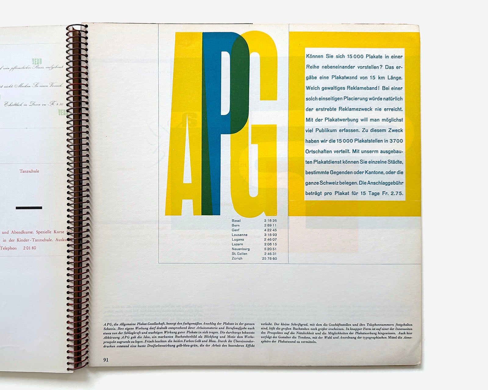 Typographie by Walter Bangerter & Walter Marti, 1948 [post–WWII Swiss Typography]