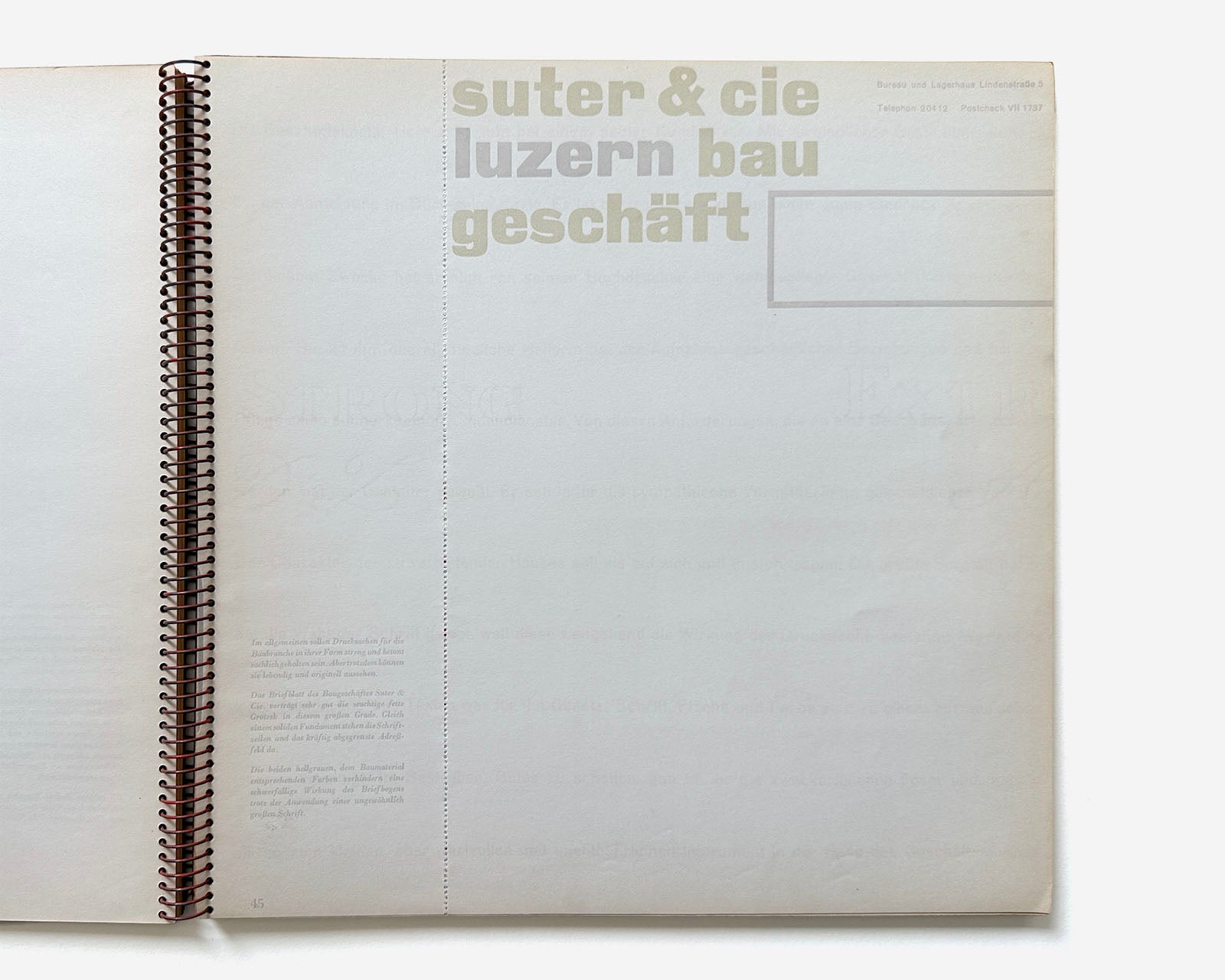 Typographie by Walter Bangerter & Walter Marti, 1948 [post–WWII Swiss Typography]
