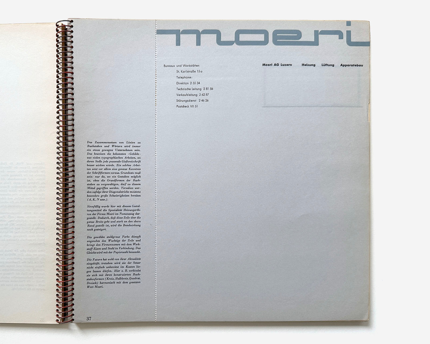Typographie by Walter Bangerter & Walter Marti, 1948 [post–WWII Swiss Typography]