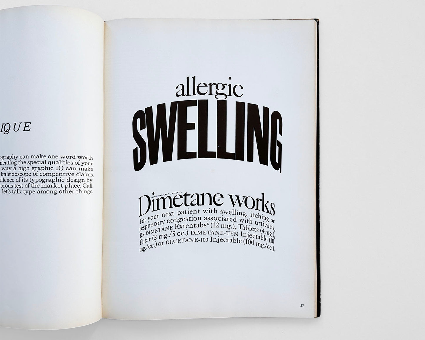 Typography, 1961 by Aaron Burns [with dust jacket]