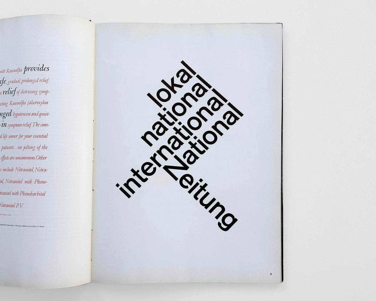 Typography, 1961 by Aaron Burns [with dust jacket]