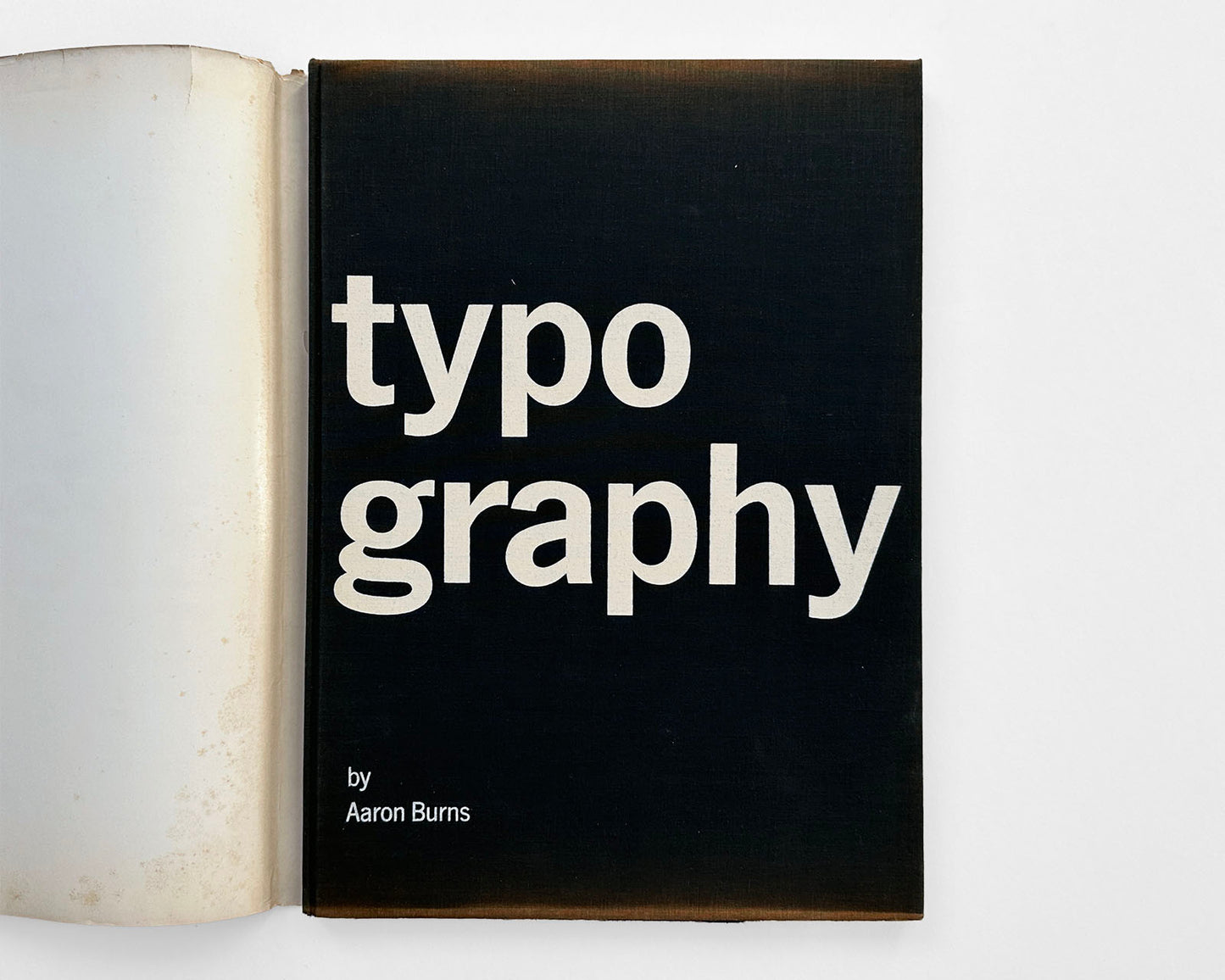 Typography, 1961 by Aaron Burns [with dust jacket]