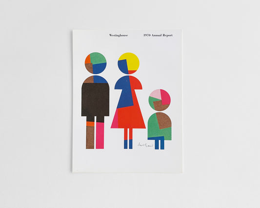 Westinghouse Annual Report Front Cover Proof 1970 [Design by Paul Rand]