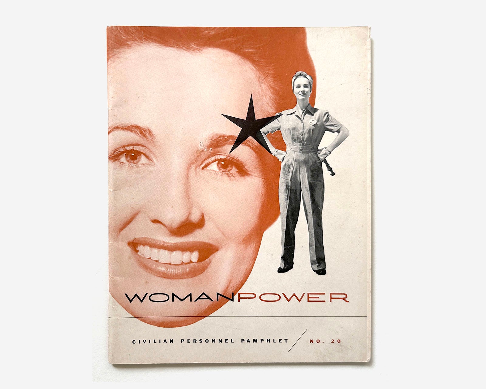 Woman Power, Civilian Personnel Pamphlet No. 20, 1945 — WWII Production [Design: Lester Beall]