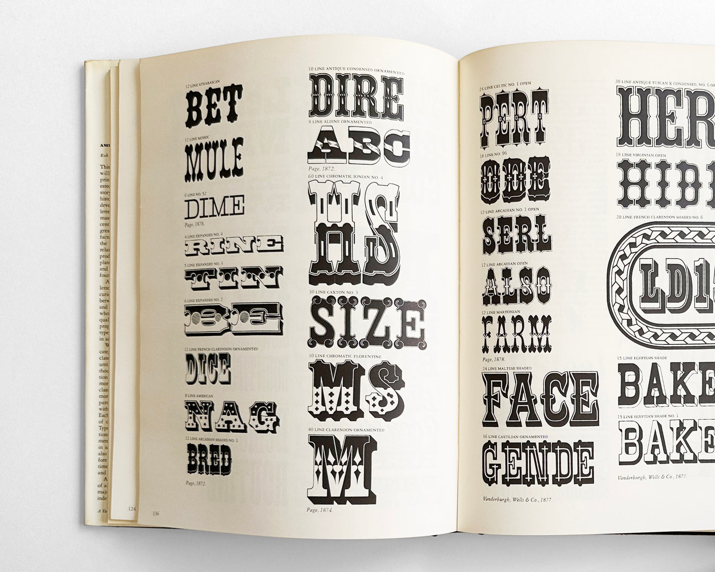 American Wood Type, 1828-1900: Notes on the Evolution of Decorated and Large Type [Rob Roy Kelly, 1st ed. Hardcover]
