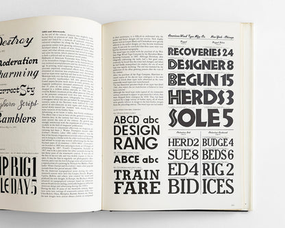 American Wood Type, 1828-1900: Notes on the Evolution of Decorated and Large Type [Rob Roy Kelly, 1st ed. Hardcover]
