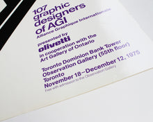 Load image into Gallery viewer, 107 Graphic Designers of AGI: Franco Grignani [Large Poster]
