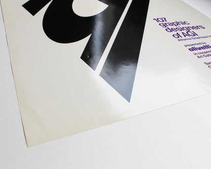 107 Graphic Designers of AGI: Franco Grignani [Large Poster]