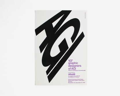 107 Graphic Designers of AGI: Franco Grignani [Small Poster]