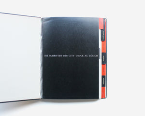 Die Schriften der City—Druck AG. Zürich [Type Specimen]