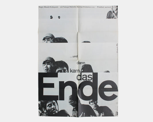 The Human Condition, Part III: A Soldier's Prayer, 1962 — Hans Hillmann [Poster]