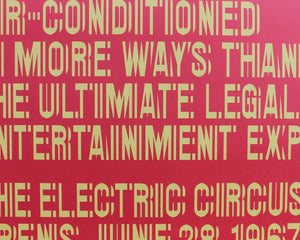 The Electric Circus, New York City [Signed, Reprint Poster]