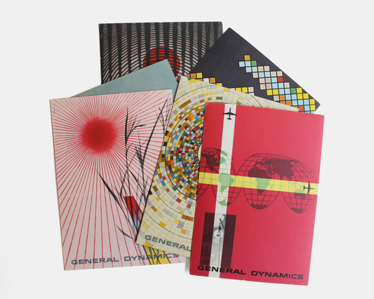General Dynamics: Atoms for Peace — Six Postcards, c. 1955 [Erik Nitsche]