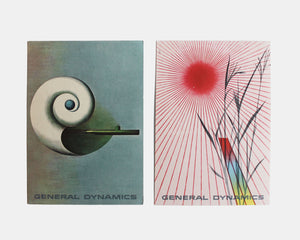 General Dynamics: Atoms for Peace — Six Postcards, c. 1955 [Erik Nitsche]