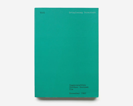 Grünplanung Darmstadt, Germany by Günther Grzimek and Otl Aicher, Ulm 1962