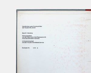 Helvetica Handbücher guter Druckschriften, 1968