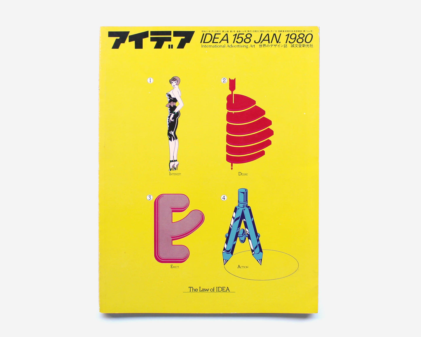 IDEA 158 — International Advertising Art Magazine, 1980 [Kenzo Nakagawa Network]