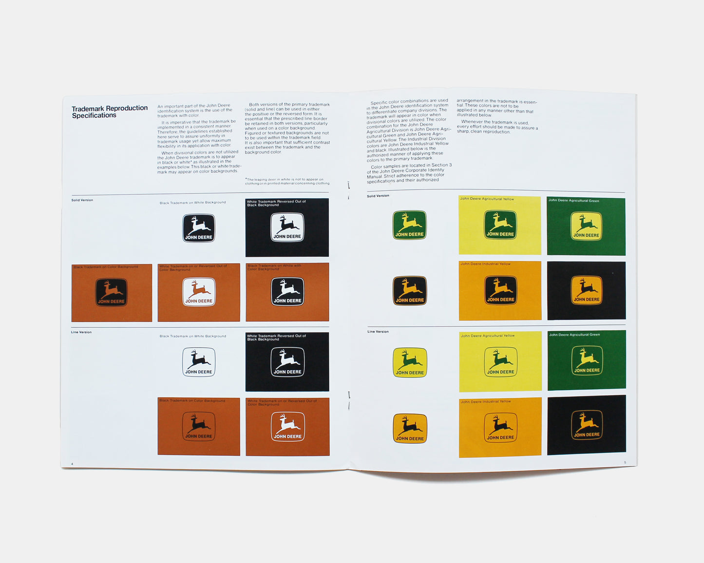John Deere Corporate Identity Manual