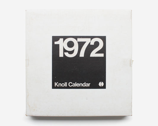 1972 Original Knoll Calendar [Massimo Vignelli]