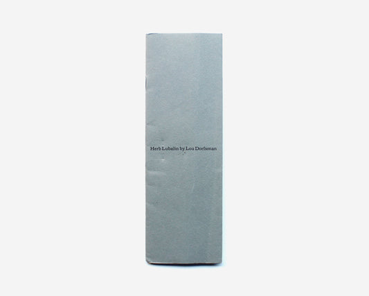 Herb Lubalin by Lou Dorfsman, National Society of Art Directors, 1962 [Keepsake]