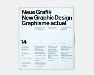 Neue Grafik / New Graphic Design / Graphisme actuel — Issue No. 14, 1962