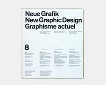 Load image into Gallery viewer, Neue Grafik / New Graphic Design / Graphisme actuel — Issue No. 8, 1960

