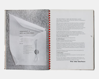 The Printing Art Quarterly: New Bauhaus Prospectus [Laszlo Moholy-Nagy]